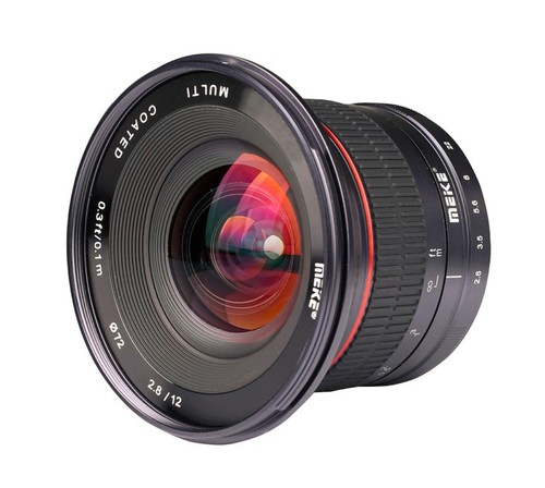 Meike 12mm 8 obiettivo - meike, mk-12mm-f/2.8